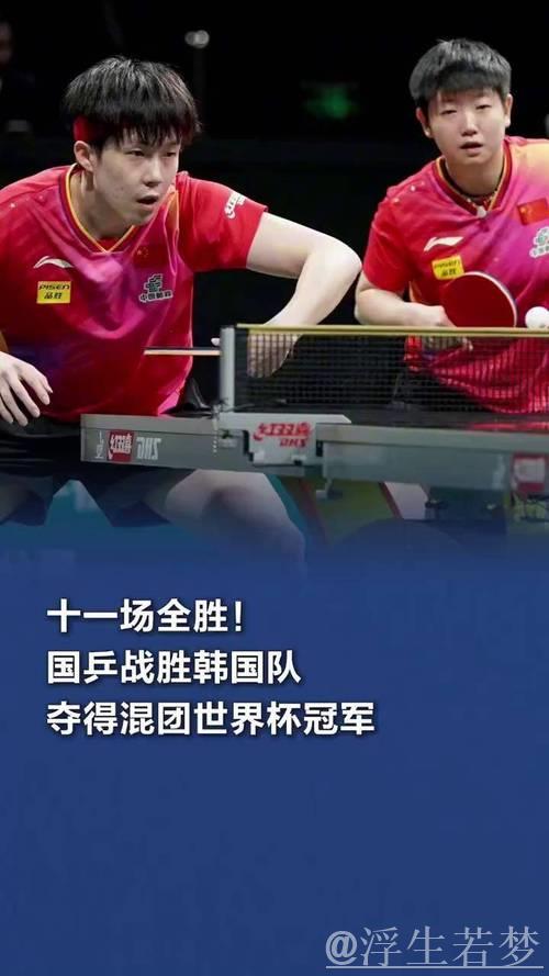 中国对阵韩国:国际乒联混合团体世界杯半决赛精彩回顾 中国对阵韩国:国际乒联混合团体世界杯半决赛精彩回顾